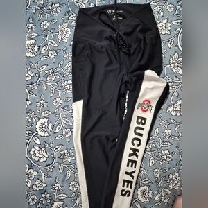 The Ohio State University OSU Buckeye Lace-up  Legging